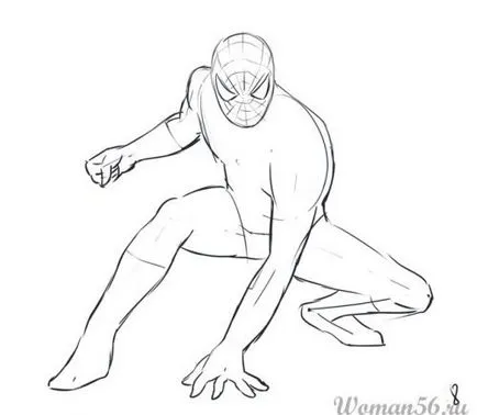 Cum să atragă Spiderman
