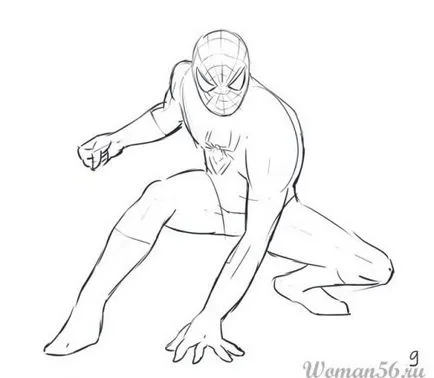 Cum să atragă Spiderman