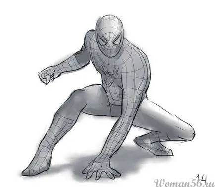 Cum să atragă Spiderman