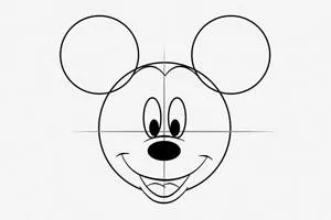 Cum să atragă Mickey Mouse