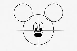 Cum să atragă Mickey Mouse