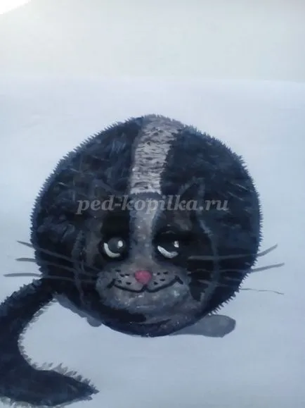 Cum să învețe să atragă un pisoi Cum să învețe să atragă un pisoi