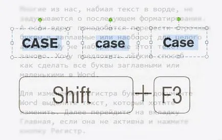Care este literele mici în Word Care este literele mici în Word