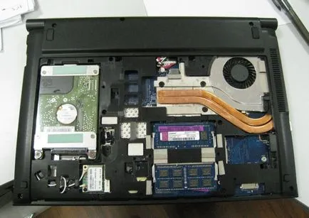 Laptop interior Laptop interior