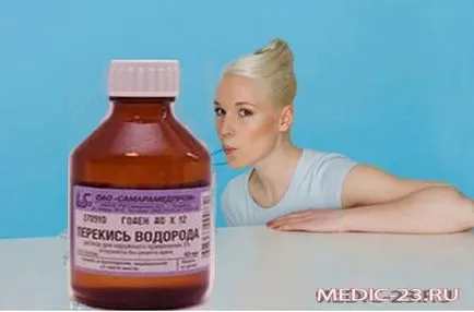 De ce peroxid de hidrogen de băut