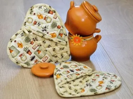 Potholders model cu propriile sale mâini