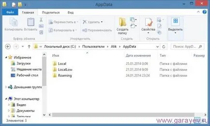 Ce AppData dosar
