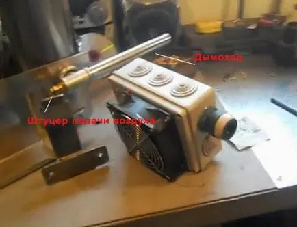 generator de fum cu mâinile lor
