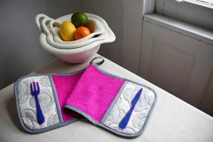 Potholders model cu propriile sale mâini