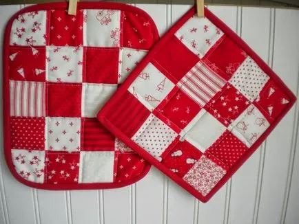 Potholders model cu propriile sale mâini Potholders model cu propriile sale mâini