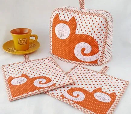 Potholders model cu propriile sale mâini Potholders model cu propriile sale mâini