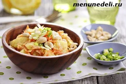 Salata cu cartofi și morcovi