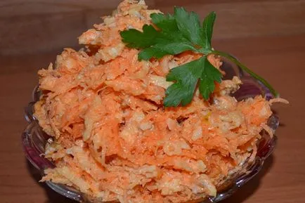 Salata cu cartofi și morcovi Salata cu cartofi și morcovi