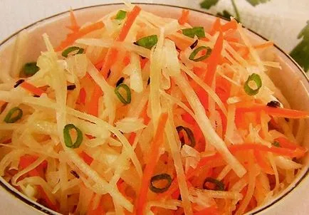 Salata cu cartofi și morcovi Salata cu cartofi și morcovi