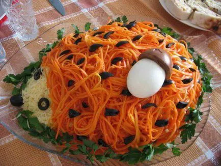 Salata cu cartofi și morcovi