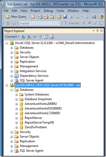 Cum să se conecteze la serverul sql