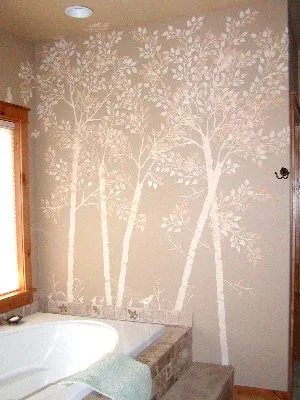 Stencil pentru tencuieli decorative