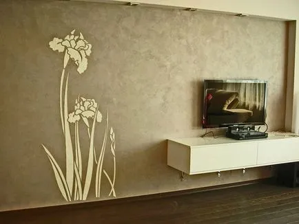 Stencil pentru tencuieli decorative