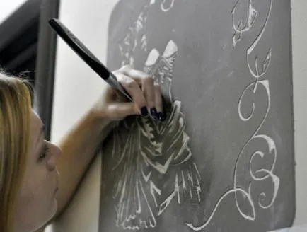 Stencil pentru tencuieli decorative