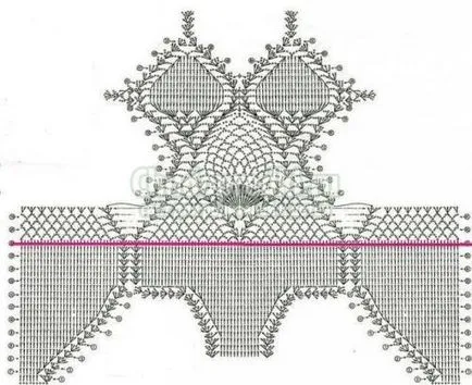 Ca tricot de circuit cu cârlig de costume de baie