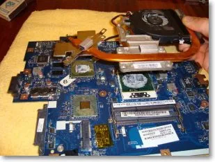 Laptop interior