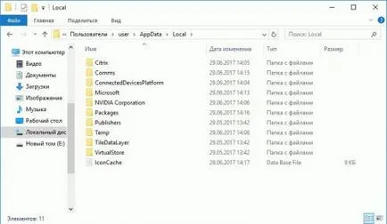 Ce AppData dosar