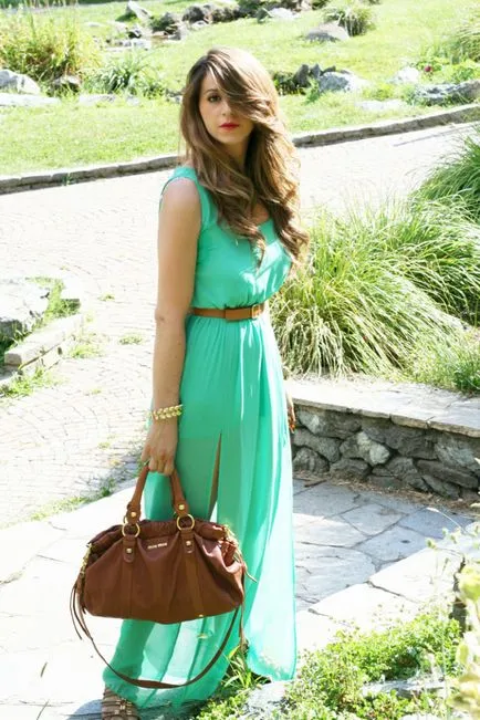 Ce să poarte o rochie verde