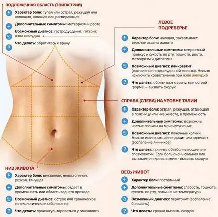 Ceea ce doare partea stanga a abdomenului