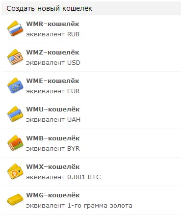 Cum de a deschide portofele WebMoney