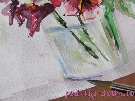 Cum de a desena un buchet de flori, fără