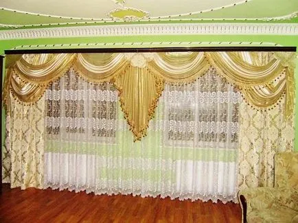 Decoratiuni pentru perdele cu mâinile