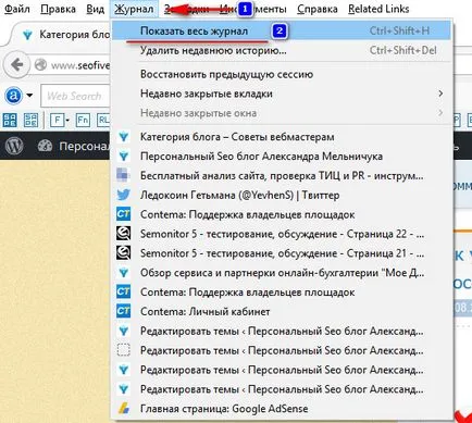 Cum de a elimina întreaga istorie browser-ului
