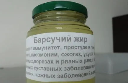 Din ceea ce se vindecă de grăsime bursuc Din ceea ce se vindecă de grăsime bursuc