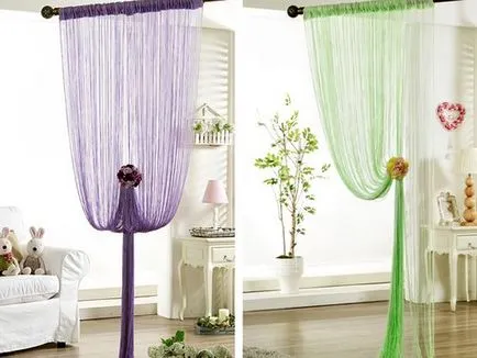 Decoratiuni pentru perdele cu mâinile Decoratiuni pentru perdele cu mâinile