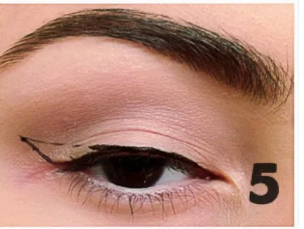 săgeată Make-up săgeată Make-up