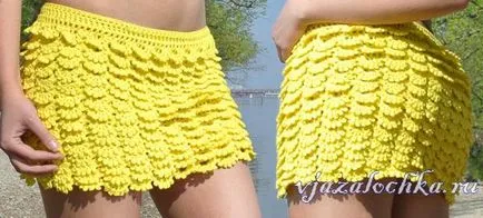 Cum să tricot croșetat frill