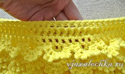 Cum să tricot croșetat frill
