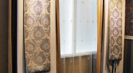 Decoratiuni pentru perdele cu mâinile