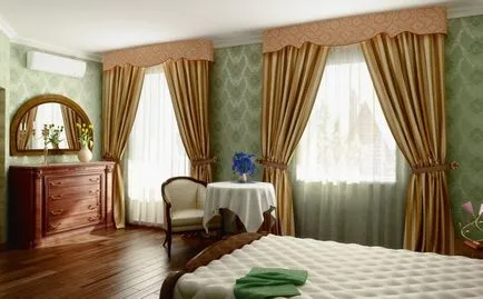 Decoratiuni pentru perdele cu mâinile