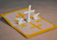 Card pentru vacanță cu propriile lor mâini Card pentru vacanță cu propriile lor mâini