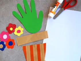 Card pentru vacanță cu propriile lor mâini Card pentru vacanță cu propriile lor mâini