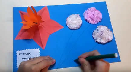 Card pentru vacanță cu propriile lor mâini