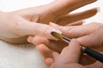 Înainte de extensii de unghii Înainte de extensii de unghii