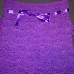 Cum să tricot croșetat frill Cum să tricot croșetat frill