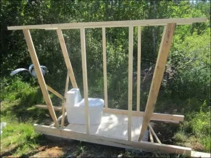 Tipul de toaletă cort cu mâinile lor Tipul de toaletă cort cu mâinile lor