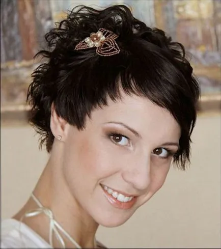 Coafuri pentru par scurt pentru nunta Coafuri pentru par scurt pentru nunta