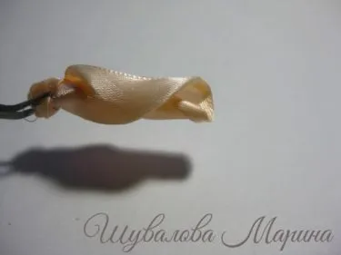 Rozeta de panglici de satin cu mâinile lor Rozeta de panglici de satin cu mâinile lor