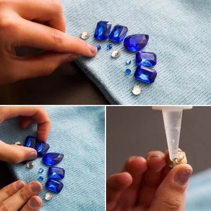 Cele Rhinestones lipici