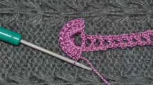 Cum să tricot croșetat frill