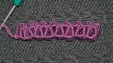 Cum să tricot croșetat frill